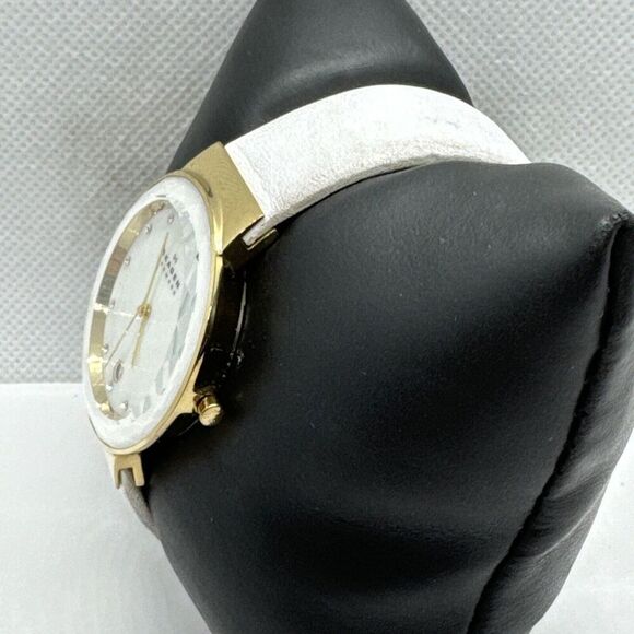Skagen SKW2033 Women\'s White Leather Mother of Pearl Dial Quartz Watch JNA550 main image 11